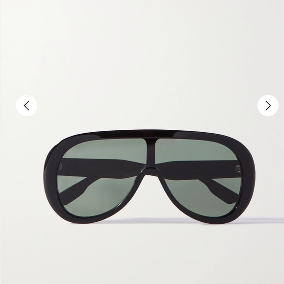 GUCCI Authentic Oversized Black Acetate Sunglasses - Picture 2 of 8